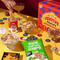 BRB Diwali Snacks Hamper with Popped Chips, NoNo's Toasties & Shortcuts Protein Wafers