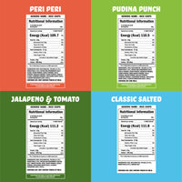 Rice Popped Chips - 20 Packs - 4 Flavours X 5 Packs (48g Each)